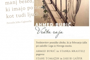 Ahmed Burić - Vrata raja v Kostanjevici